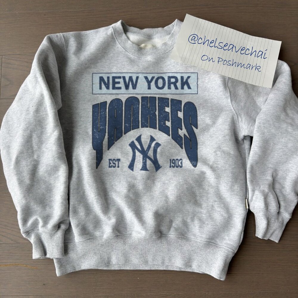 Vintage New York Yankees Baseball Sweatshirt, New York Yankees MLB Shirt Tee